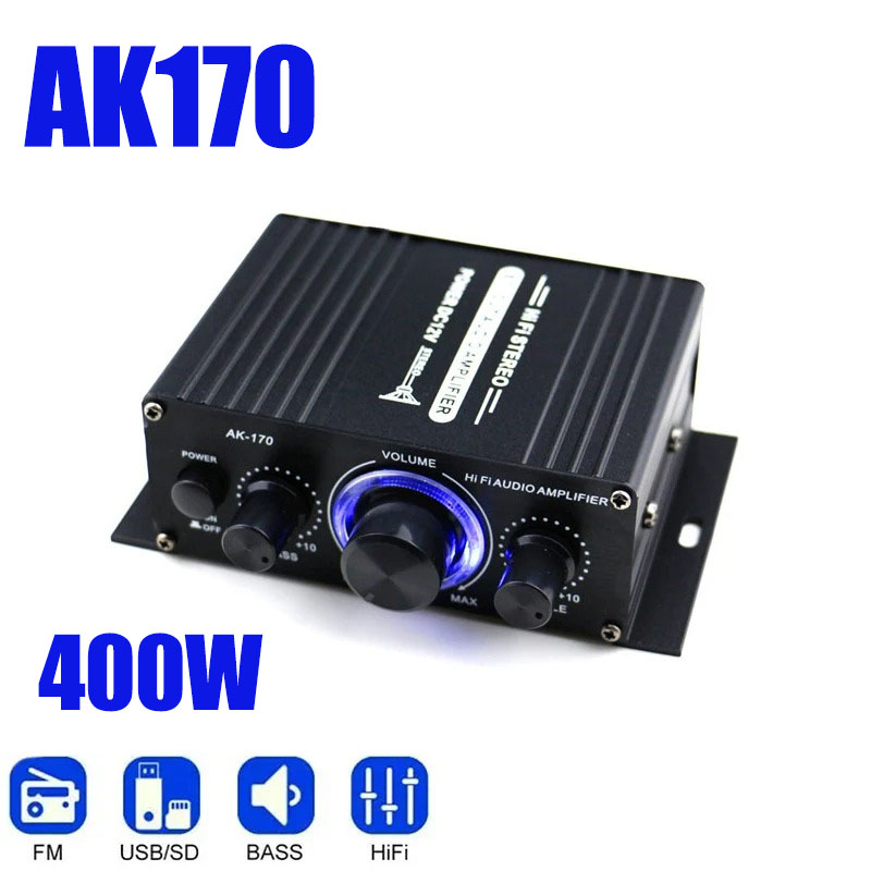 Audio Music Generator - AK170 penguat daya Digital Mini penguat