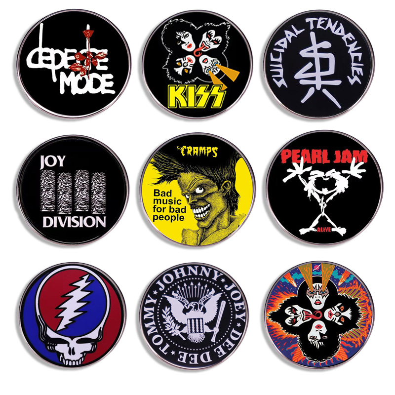Audio Music Lollipop - Pin Band Pop Rock, Pin Musik