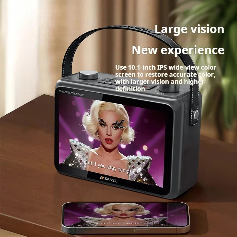 SANSUI K115 Layar LED 10.1 Inc - Audio Music To Lyrics ulasan dan harga