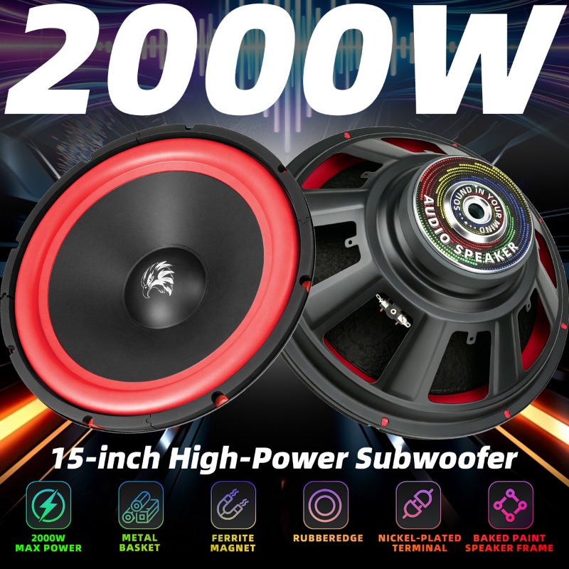 1 Buah Subwoofer Mobil 15 Inci - Audio Music Generator ulasan dan harga