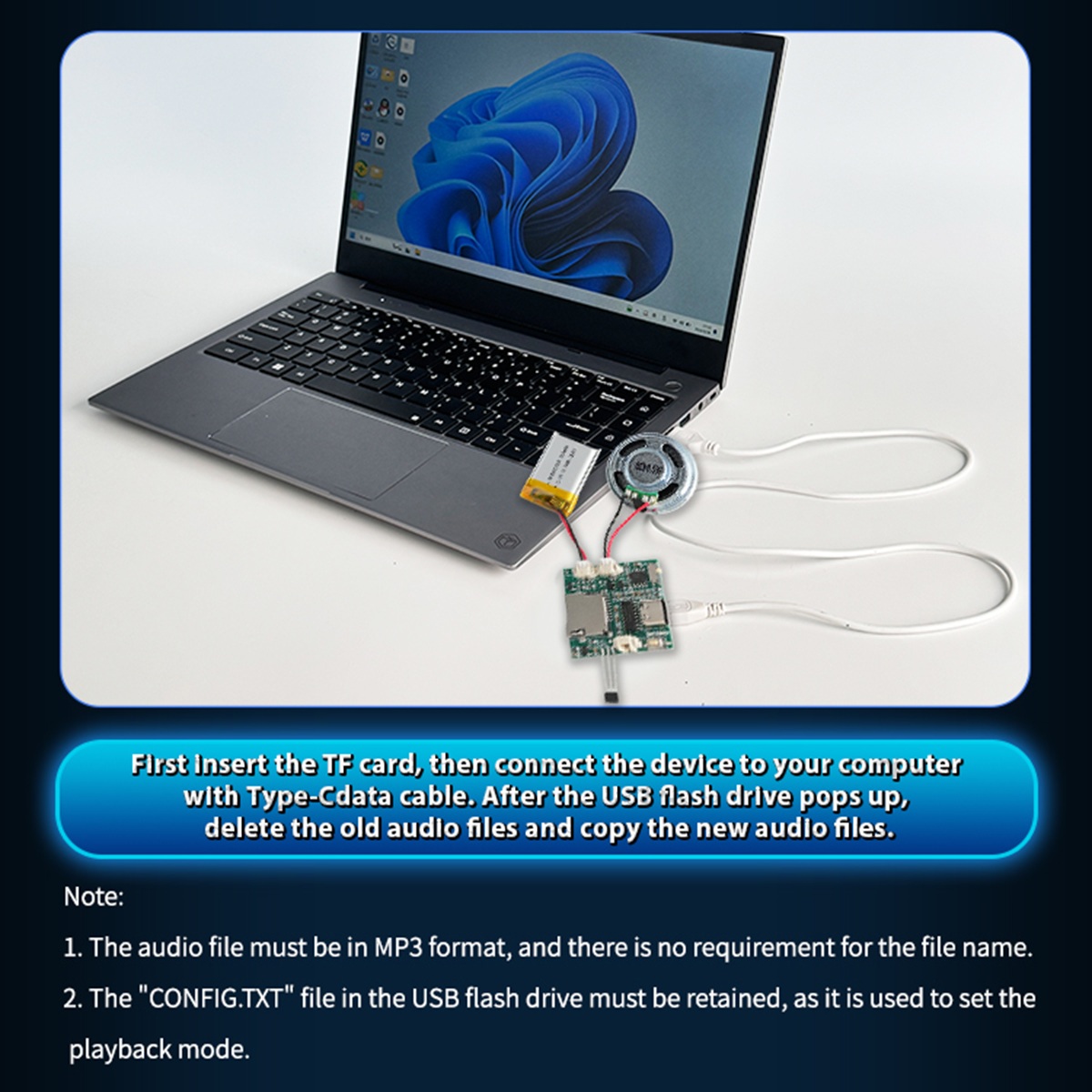 Modul Perekam Suara yang Dapat - Audio Music To Download ulasan dan harga