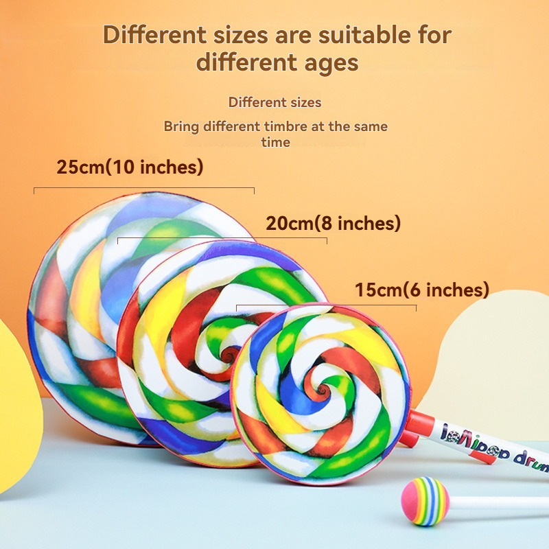 Drum Tangan Lollipop Edukatif  - Audio Music Lollipop ulasan dan harga