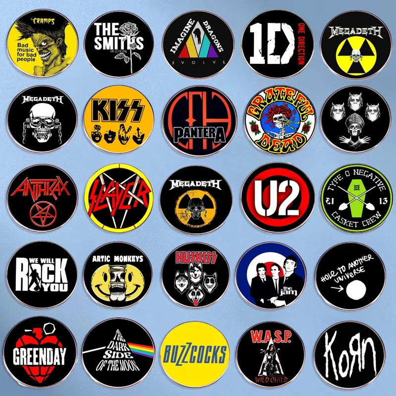 Pop Band Rock Pin Punk lencana - Audio Music Lollipop ulasan dan harga