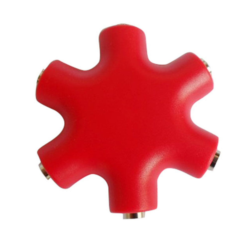 Splitter Earphone 3.5mm 6 Port - Audio And Music Splitter ulasan dan harga