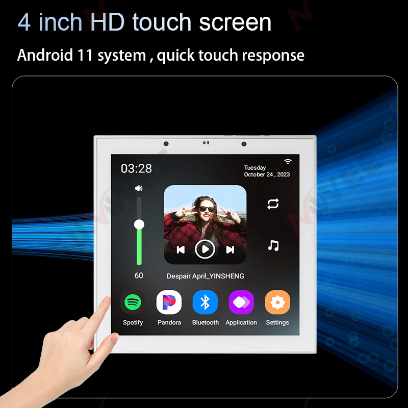 Set Rumah Pintar Tuya 4 Inci A - Audio Music Generator ulasan dan harga