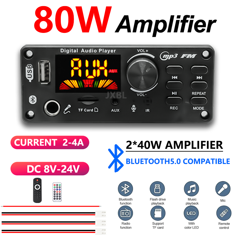 Papan Dekoder MP3 Bluetooth 5. - Audio Music Car ulasan dan harga