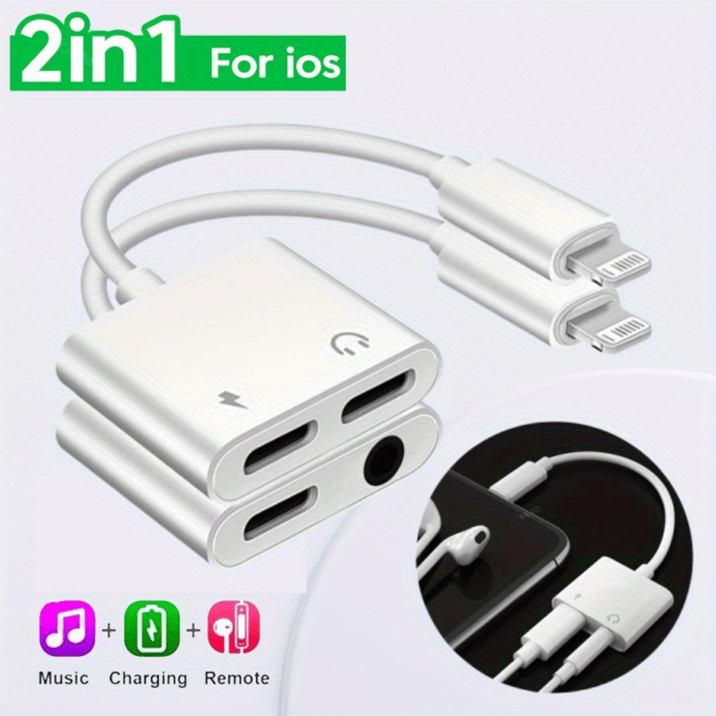 Splitter Lightning 2-in-1 Dual - Audio And Music Splitter ulasan dan harga