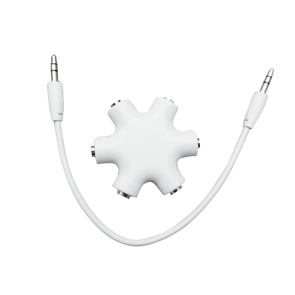 Splitter Earphone 3.5mm 6 Port - Audio And Music Splitter ulasan dan harga