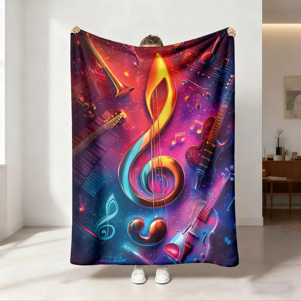 Selimut Lempar Motif Pelangi N - Audio Into Music Sheet ulasan dan harga